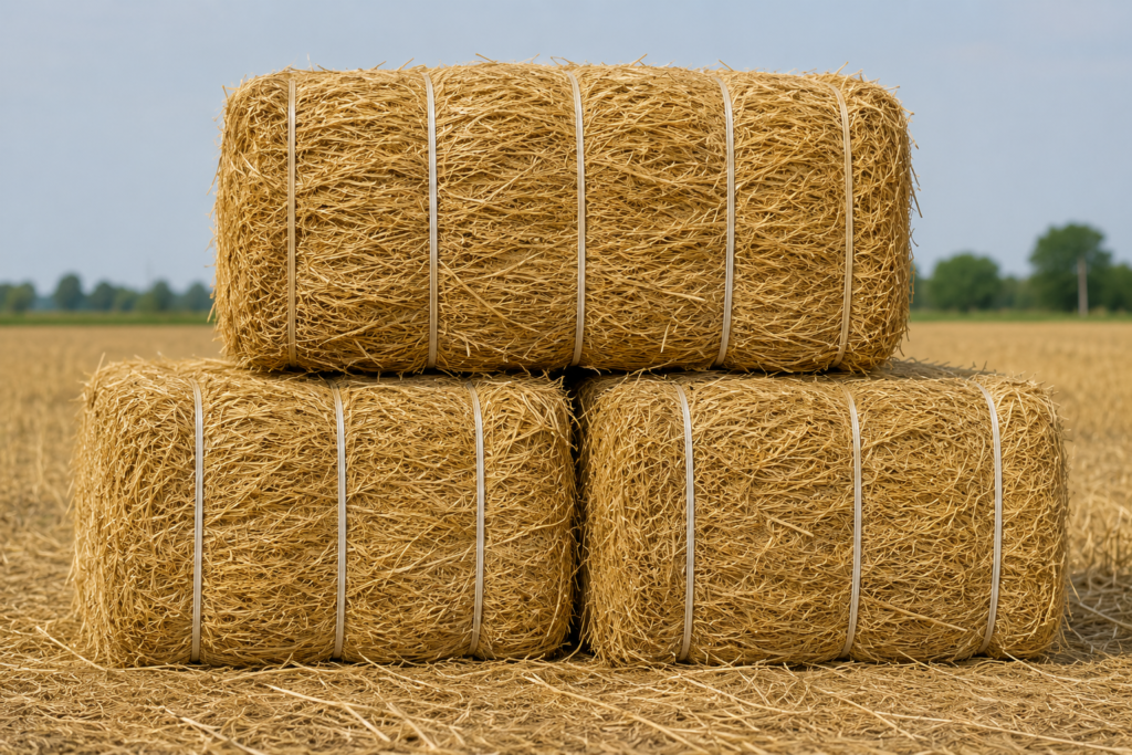 Mini Compressed Paddy Straw Bale Supplier
