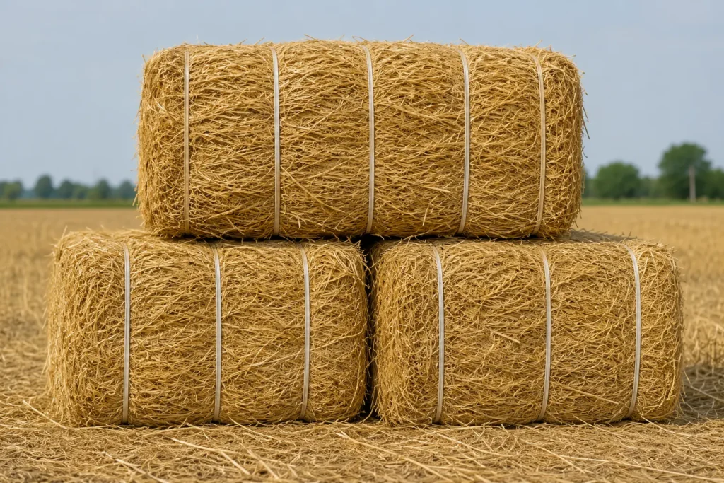 Mini Compressed Paddy Straw Bale Supplier